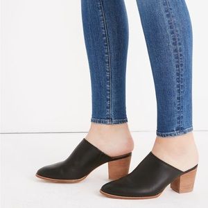 Madewell The Harper Mule in True Black Women’s Size 9.5